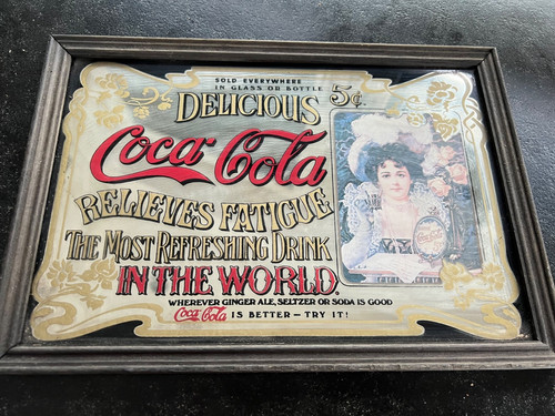 Glas spiegel coca cola - glas-/,