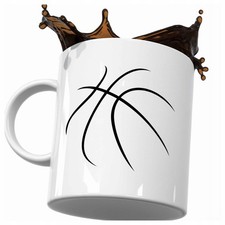 Kubek Koszykówka Kontur