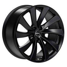 Tesla 3 Highland Performance Alufelgen 8.5x19 und 9.5x19 Rial Lugano schwarz