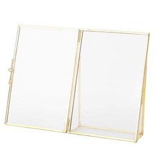 Messing Retro Glas Metall