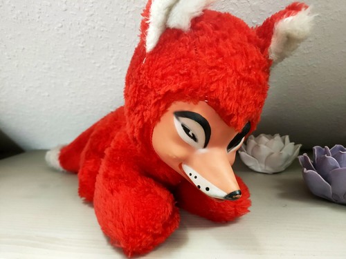 Fuchs gummigesicht ddr plüsch - gummigesicht,