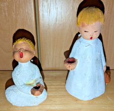 2 Kerzenhalter Engelsfiguren