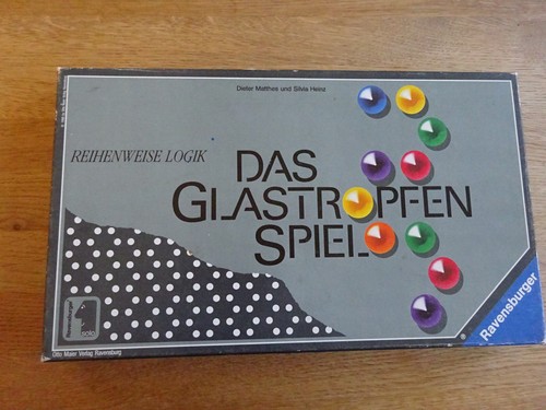 Das glastropfen spiel - das,