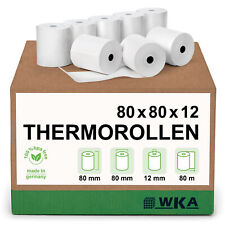 Thermorollen 80mm x 80m x 12mm Bonrollen Kassenrollen z.B Epson 80x80x12