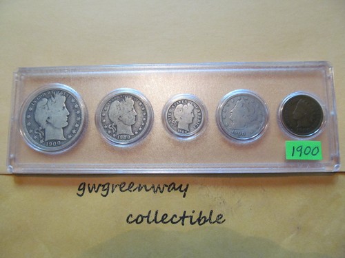 1900 silber geburt jahr set - geburt, 5