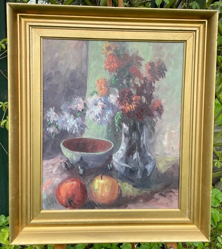 Oil painting signed - painting,