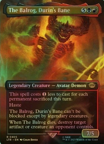 Mtg the balrog - |, durin's