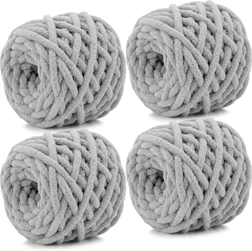 4x100g chenille wolle zum - chenille,