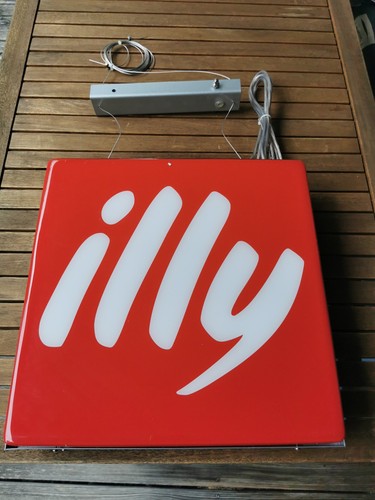 Illy leuchtreklame 37x37x10cm - illy,