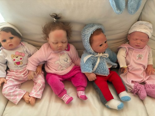 Rehbornbaby mit roter wiege - rehbornbaby,