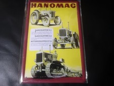 Blechschild Schild 20x30 Hanomag R 25 R 40 KV 50 Kettenschlepper Traktor, PK5