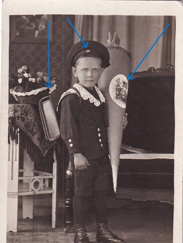 Großes altes foto - großes, 1924