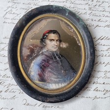 Porträt Kardinal unter Glas