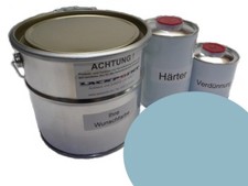 1 Liter Set 2K Autolack DDR Gletscherblau für Trabant Wartburg uvm.