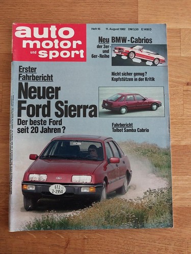 Ams 1982 ford sierra - ams,