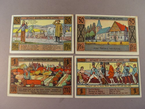 320 notgeld 4x gutschein - 320., notgeld: