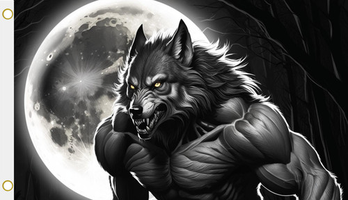Fahne flagge werewolf 150 - 90,