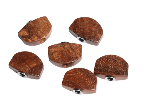 Tuner buttons koa - buttons, (6)