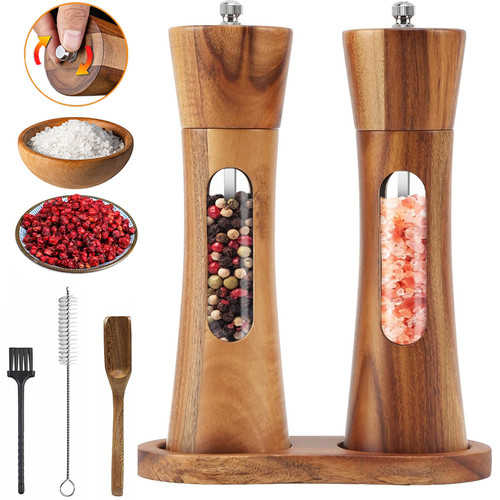 Salz und pfeffermühle holz - holz,