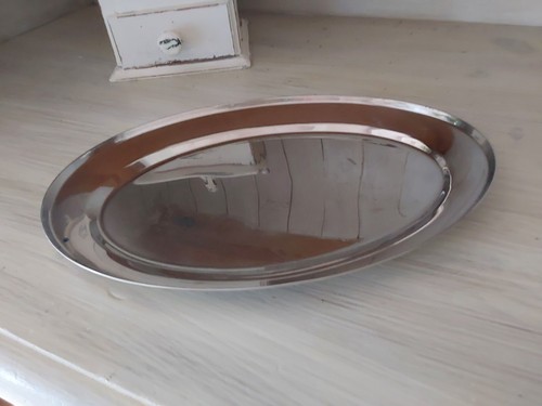 Edelstahl tablett oval 17 - oval, x