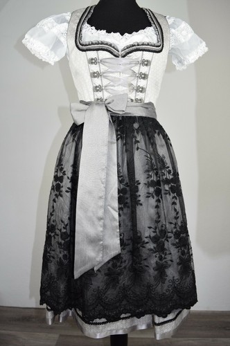 Krüger dirndl grau - dirndl, ornamente