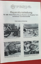 Reparaturanleitung Vespa-Mofa/Moped Eingang- stufenloser Schaltautomatik Piaggio
