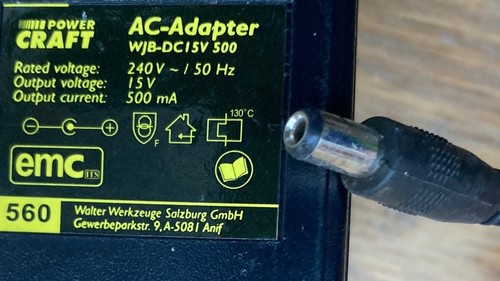 Power craft wjb - power, wjb-dc15v