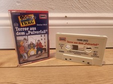 TKKG Folge 62 Terror aus dem "Pulverfaß" Hörspiel Kassette MC grau-rot