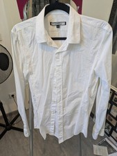 Theo Wormland Herren Langarm Hemd Business Gr. M Weiß Freizeit