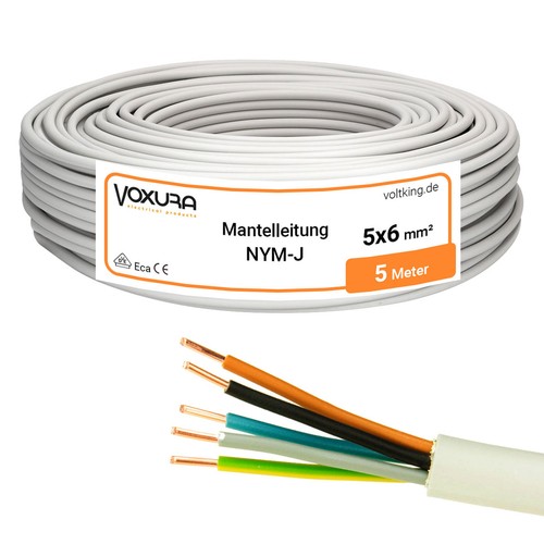 Nym stromkabel 3x1 - nym-j, 3x2,5
