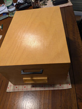 Karteikasten Holz 37,5 cm *