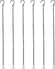 6 Blumenampel Ketten 50 cm