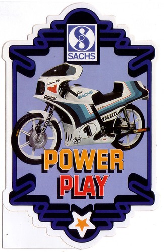 Schöner alter sachs motorrad - sachs,
