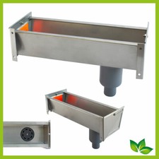 Ablaufrinne Entleerrinne Verteilerstation Sammelrinne Edelstahl verschiedene Län