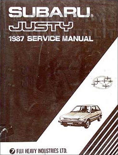 1987 subaru justy reparatur - subaru,