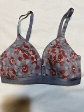 Queentex Soft BH Gr. 75 C Damen Lingerie Sexy ohne Bügel Blumen