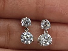 3.50 Karat Weiß Behandelt