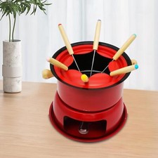 Gusseisen Fonduetopf Set Mini