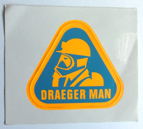 Werbe aufkleber draeger man - werbe-aufkleber,