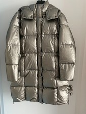 Madeleine Mantel Jacke Daunen Stepp beige/gold Größe 44 neu und ungetragen