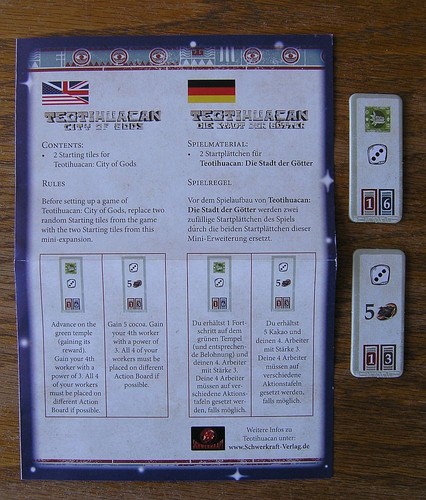 Teotihuacan promo plättchen - teotihuacan, promo-plättchen