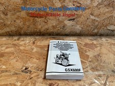 Suzuki GSX600F AJ Buch Book Driverbook Fahrerhandbuch Werkstatt Handbuch