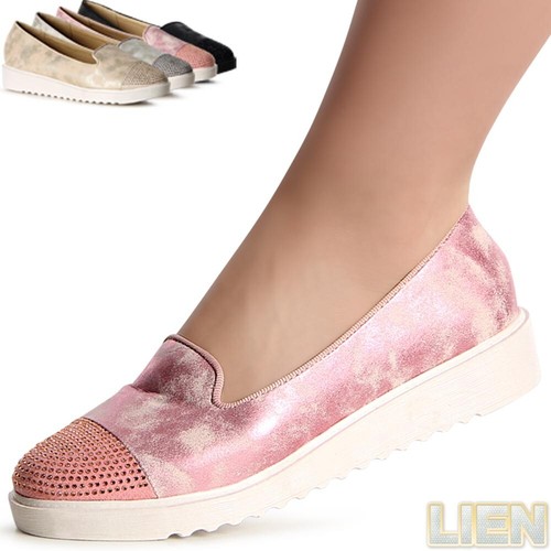 Damen halbschuhe derby plateau - damen,