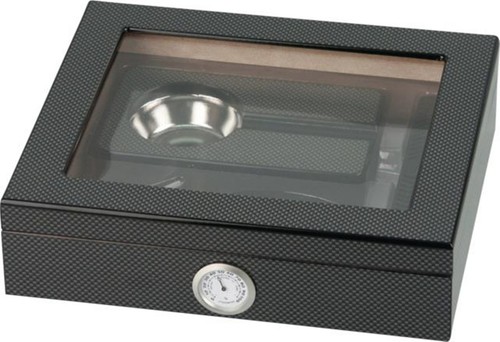 Humidor set carbonoptik - humidor, /