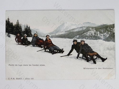 Wintersport rodeln - wintersport,