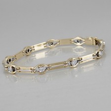 Armband in 750/18k Gelbgold