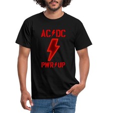 AC/DC Power Up Tour Logo PWR/UP Mit Backprint Männer T-Shirt