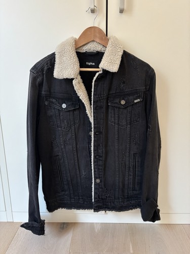 Tigha jeansjacke mit fell - tigha,