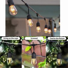 30m Lichterkette Gartenlichter