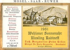 Wehlener Sonnenuhr Riesling